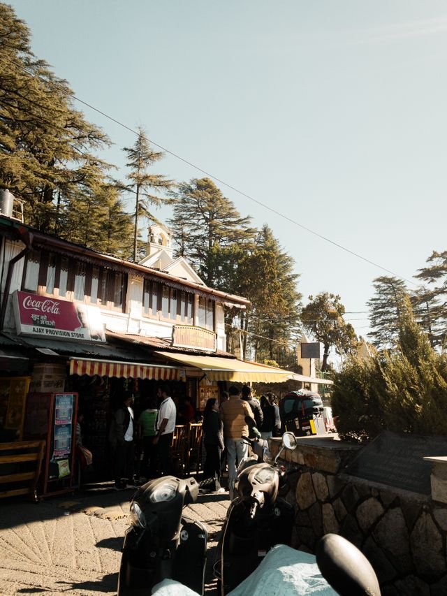 Sunrise over Himalayan ranges from Landour